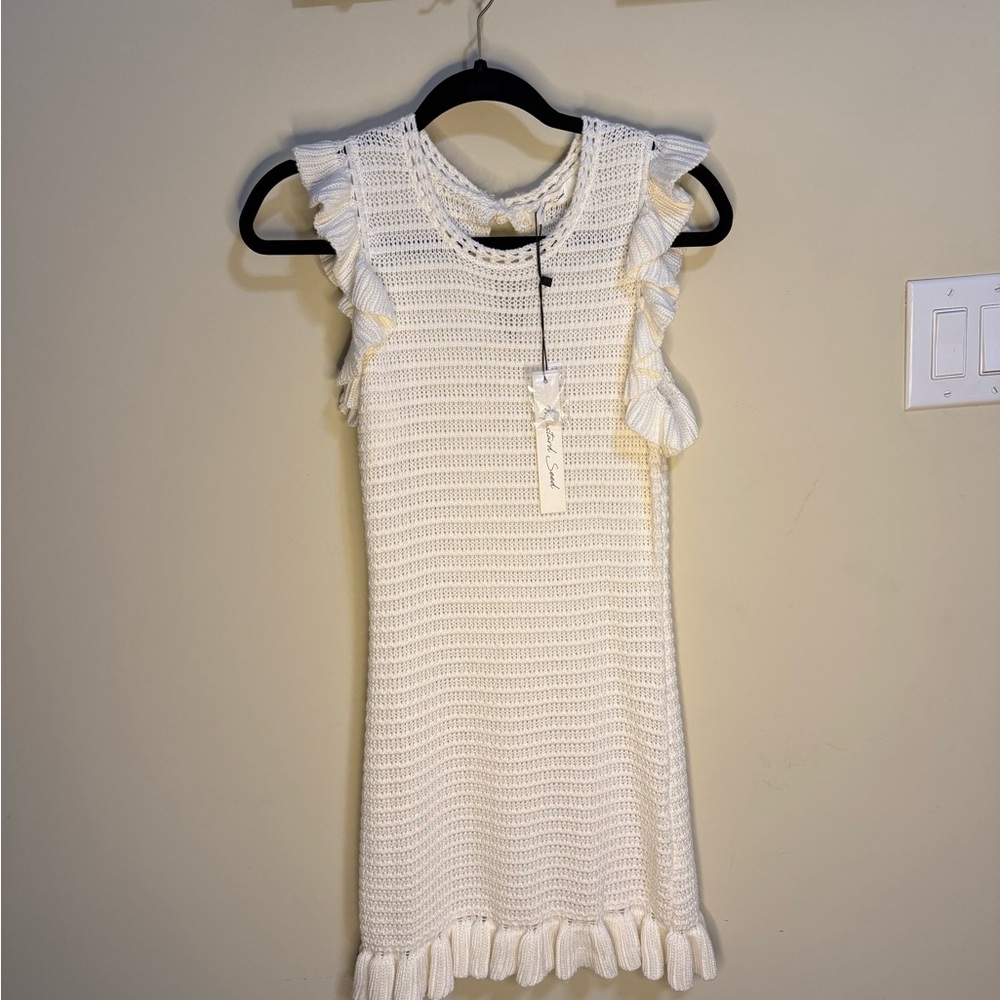 Mustard Seed Ivory Crochet dress